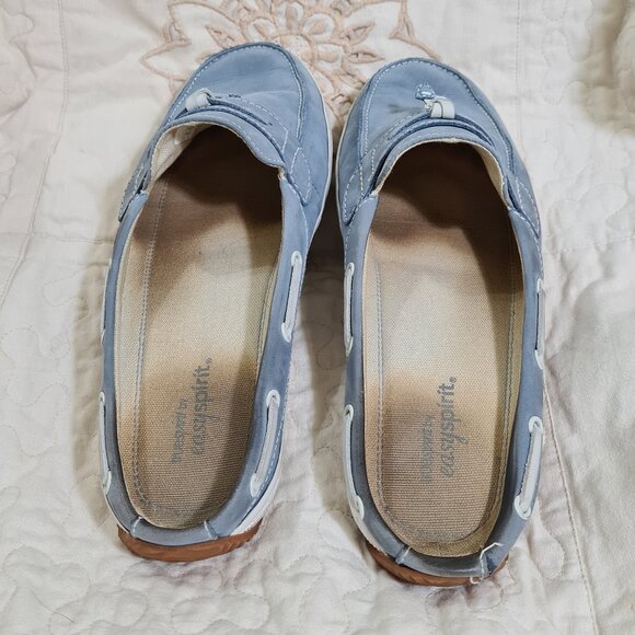 True Spirit by Easy Spirit Blue Deck Shoe Mule, ESGAMESWEEP, Blue, 7.5M - Picture 5 of 10